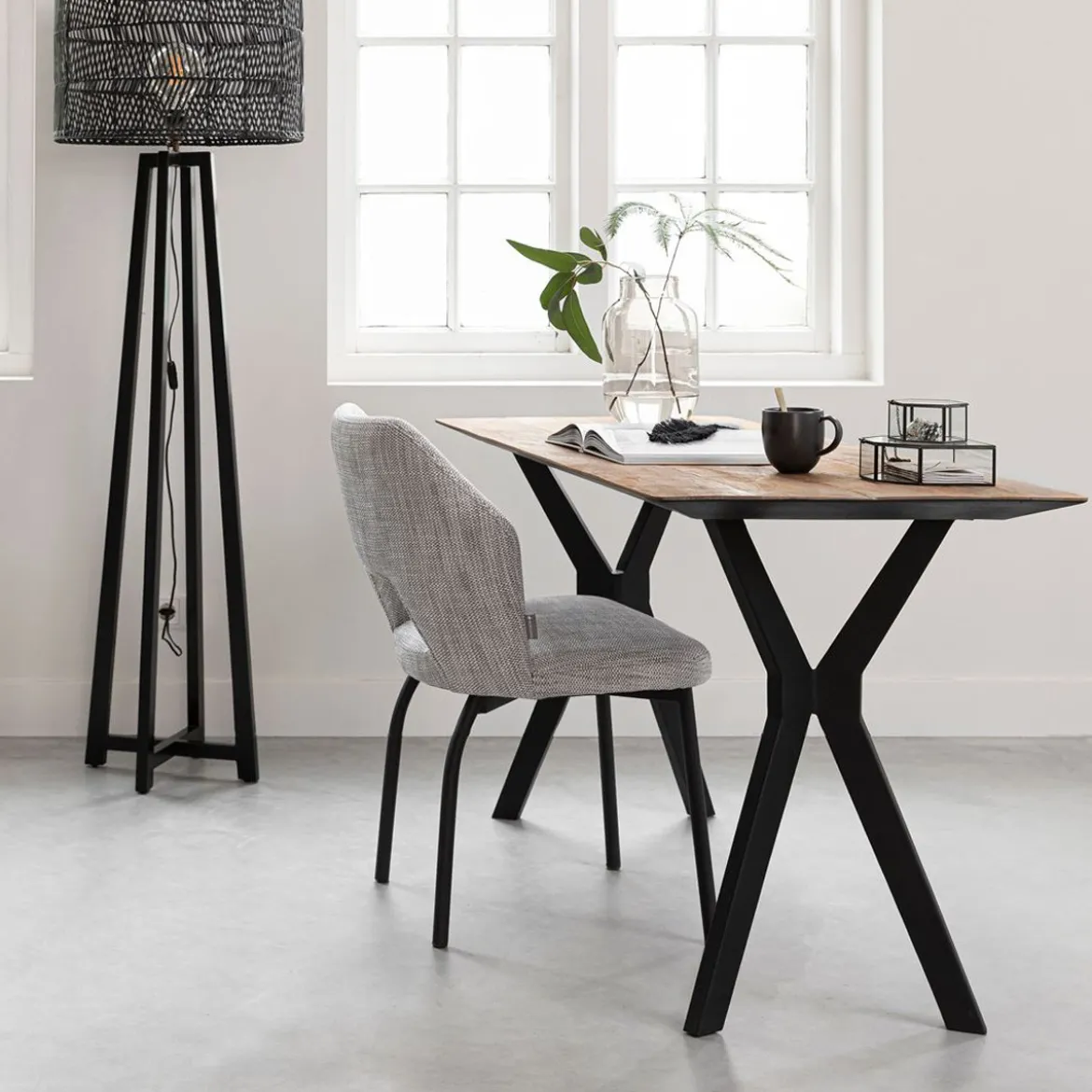 Teakhouten bureau - DTP Home Metropole
