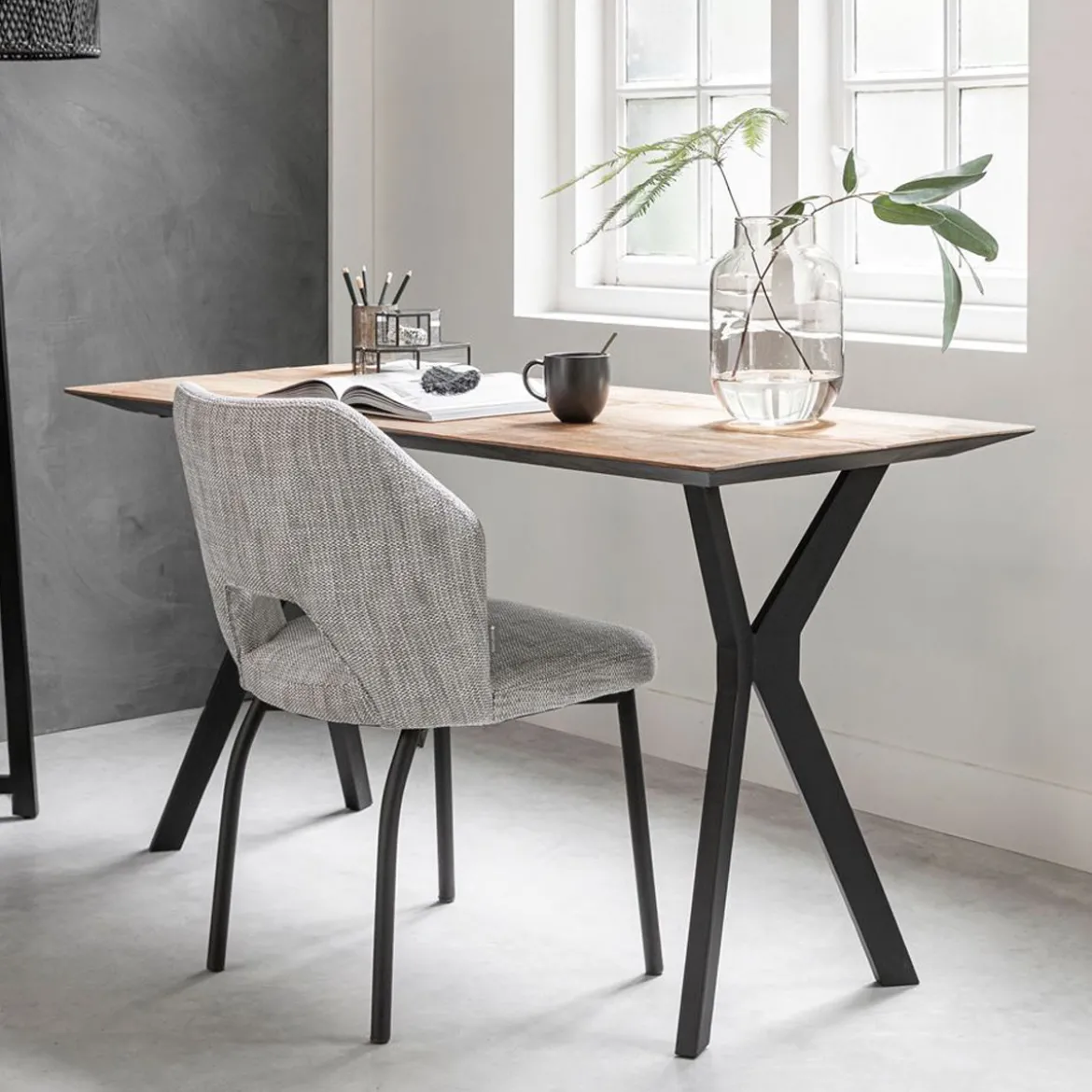 Teakhouten bureau - DTP Home Metropole