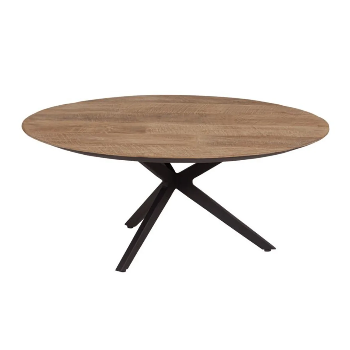 Teakhouten salontafel rond - DTP Home Metropole