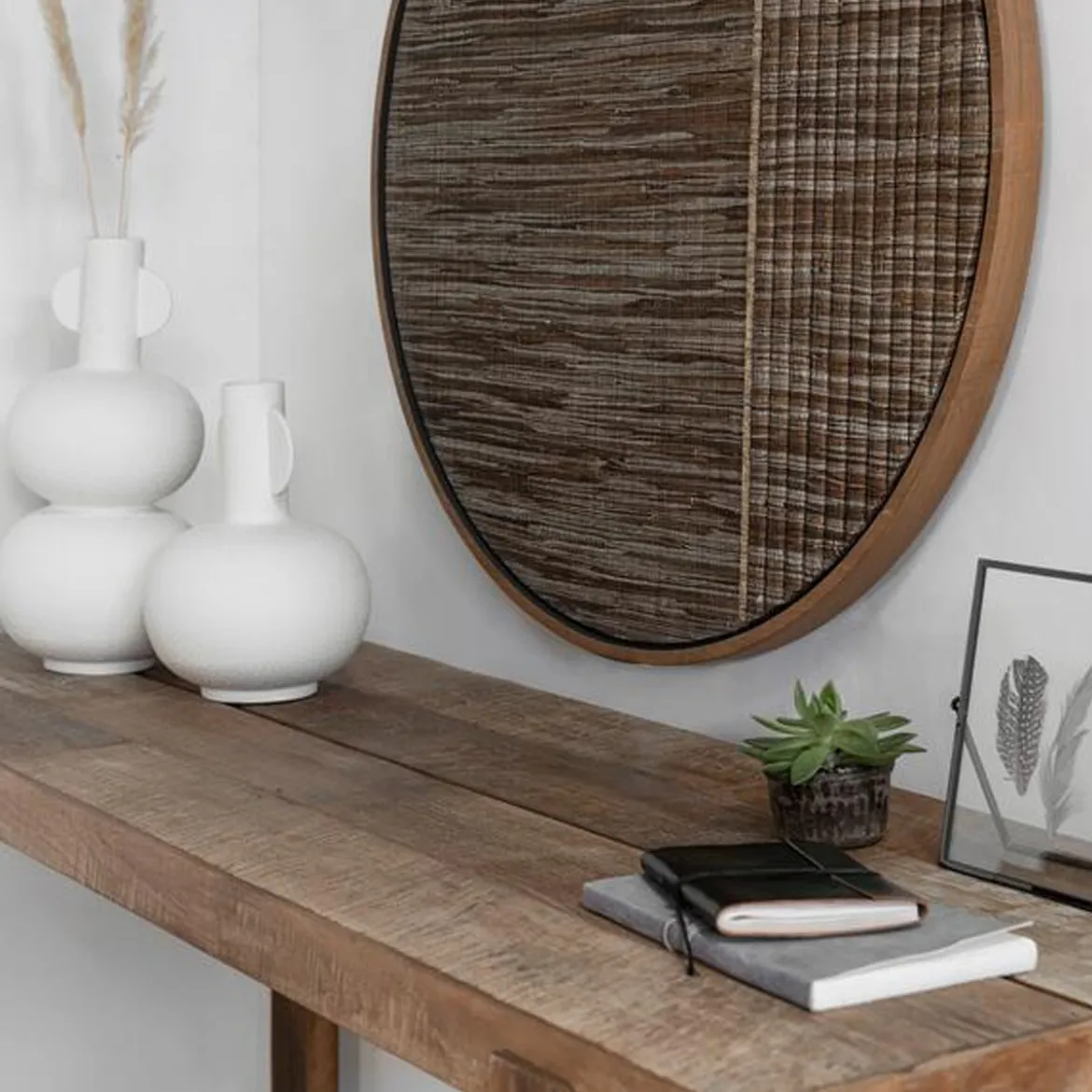 Teakhouten sidetable - DTP Home Classic Icon
