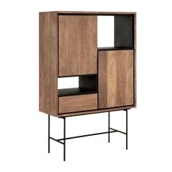 Teak kast met open vakken - DTP Home Metropole