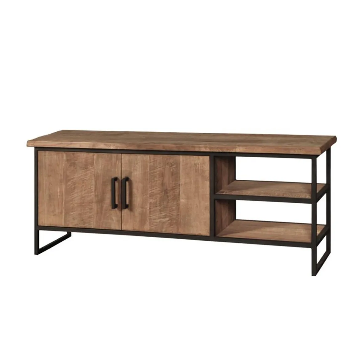 Teak tv-meubel industrieel - DTP Home Timeless Beam