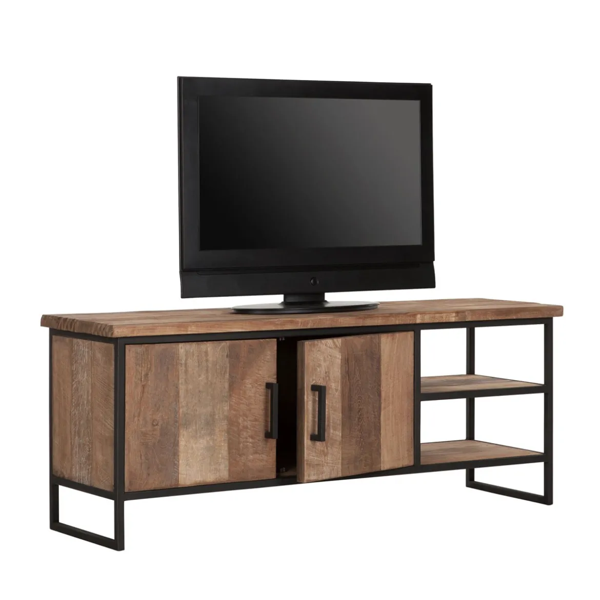 Teak tv-meubel industrieel - DTP Home Timeless Beam
