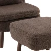Teddy fauteuil met voetenbank - Lavis Ryxo