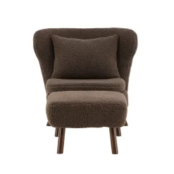 Teddy fauteuil met voetenbank - Lavis Ryxo