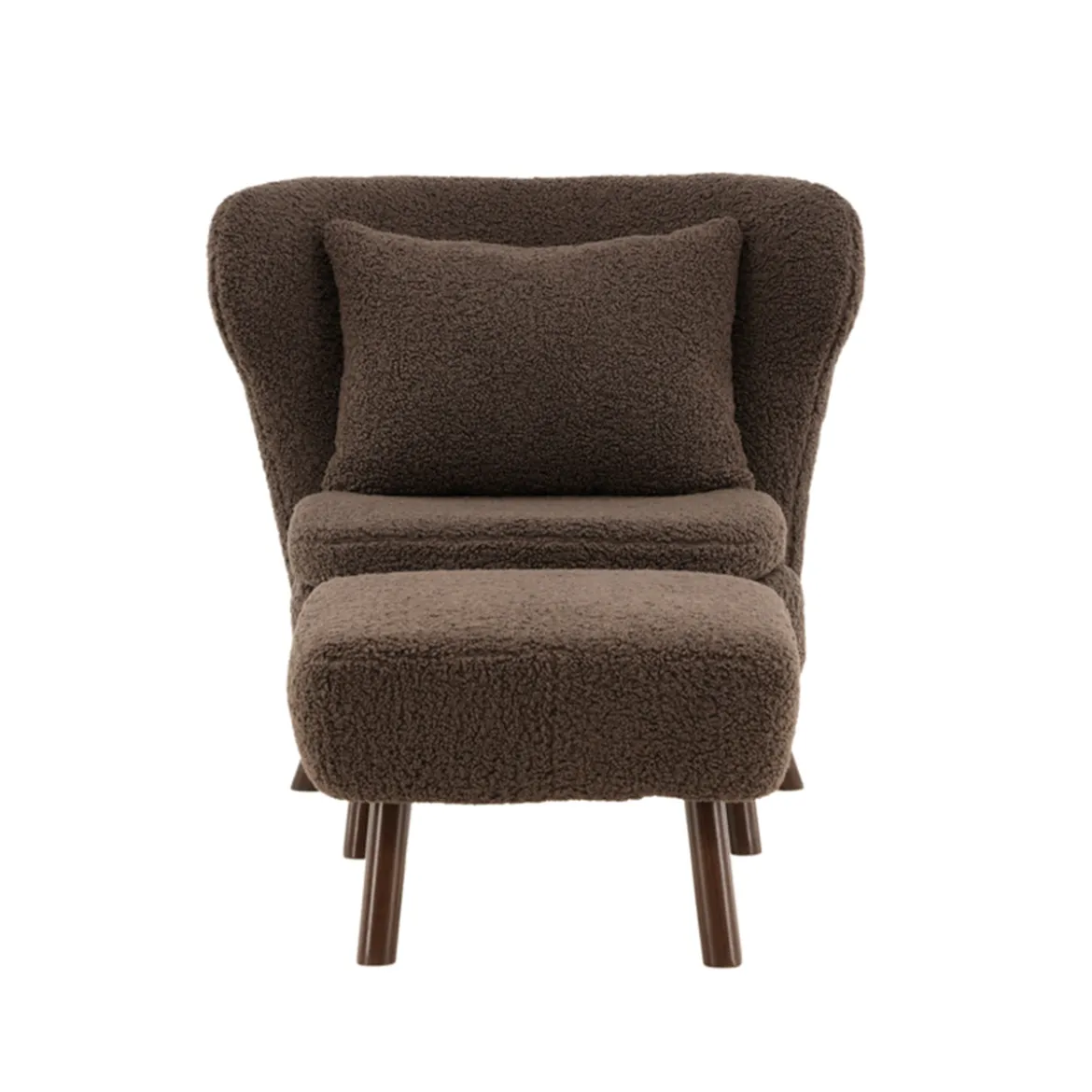 Teddy fauteuil met voetenbank - Lavis Ryxo