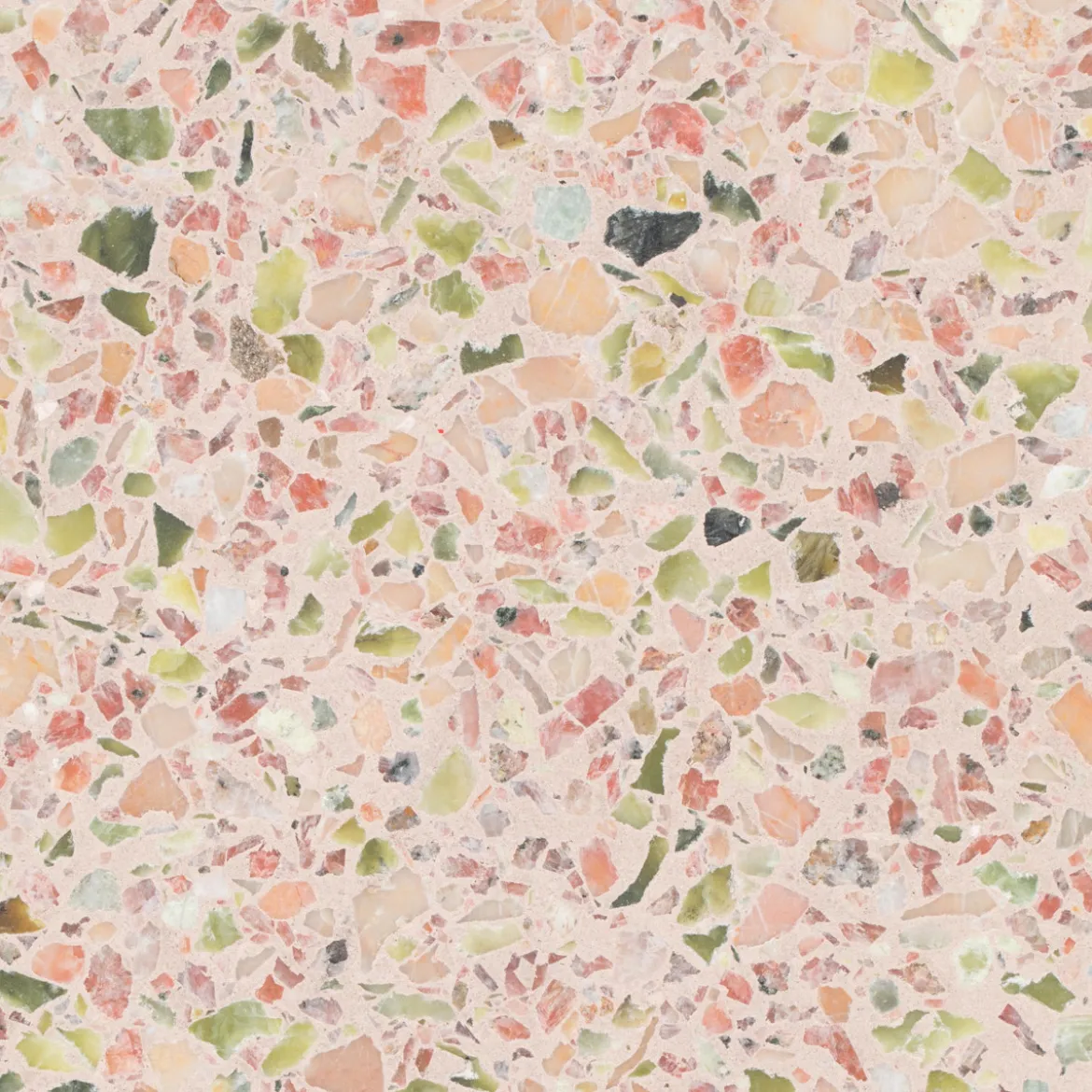 Terrazzo bijzettafel rond - Zuiver Victoria