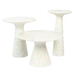 Terrazzo bijzettafel - Zuiver Victoria Recycled