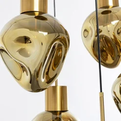 Trapse hanglamp gedeukt glas - Kare Design Supernova Dough