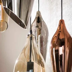 Trapse hanglamp gekleurd glas - Santa Cocoon
