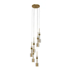 Trapse hanglamp goud en glas - Kare Design Candy Bar Gold