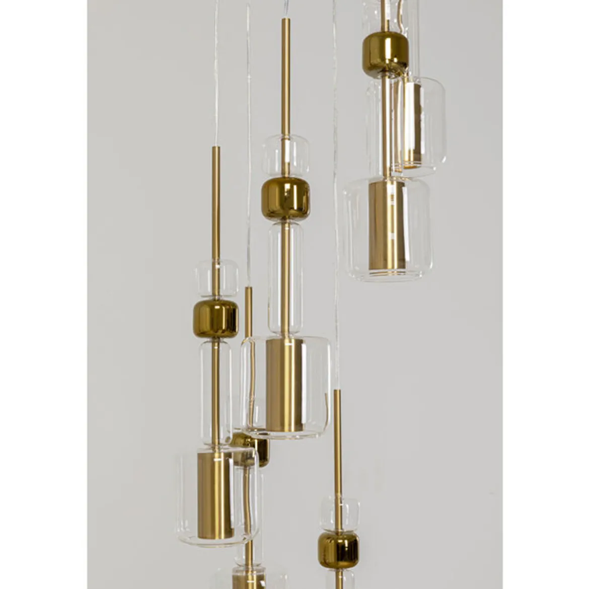 Trapse hanglamp goud en glas - Kare Design Candy Bar Gold