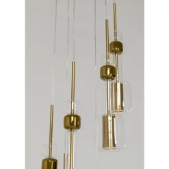 Trapse hanglamp goud en glas - Kare Design Candy Bar Gold