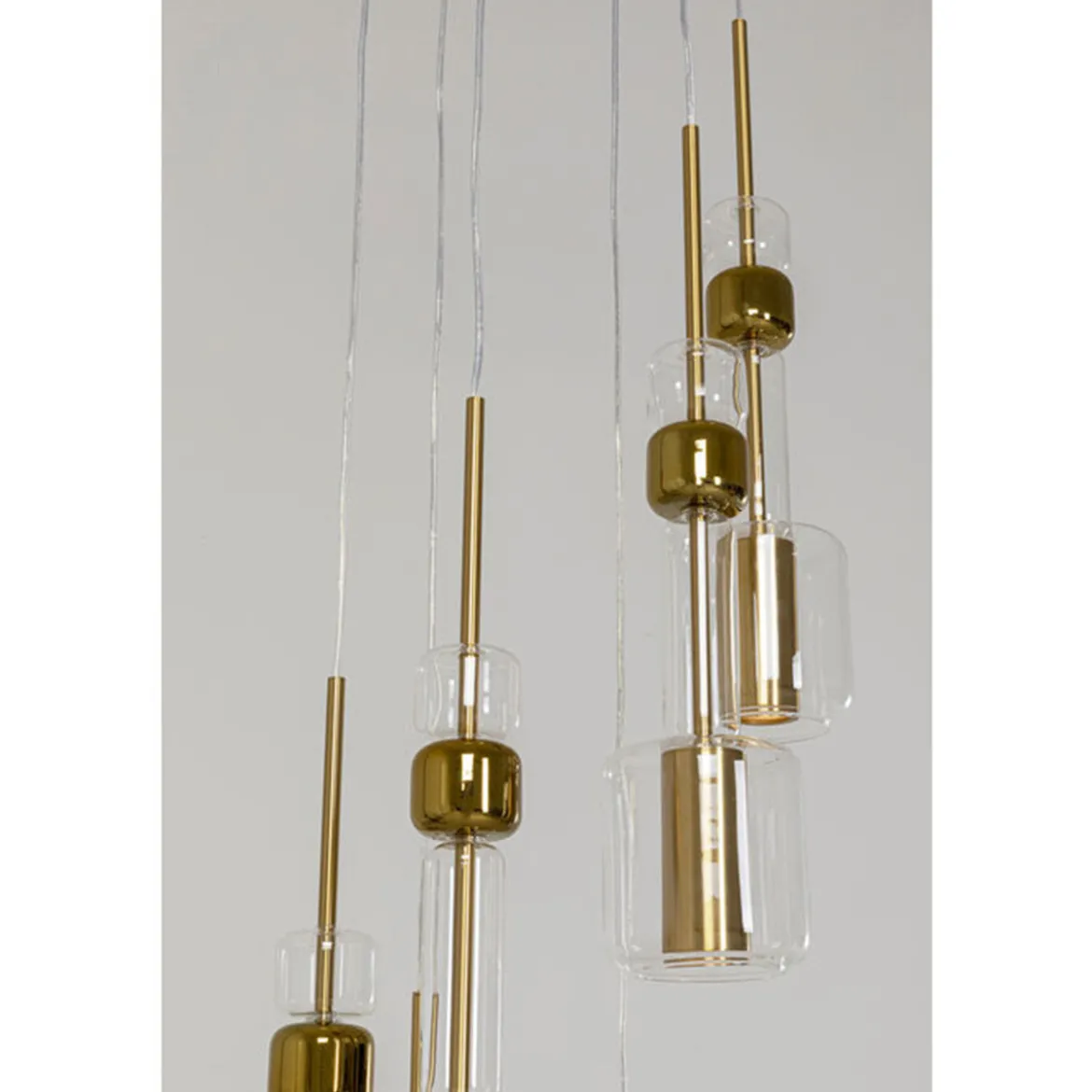 Trapse hanglamp goud en glas - Kare Design Candy Bar Gold