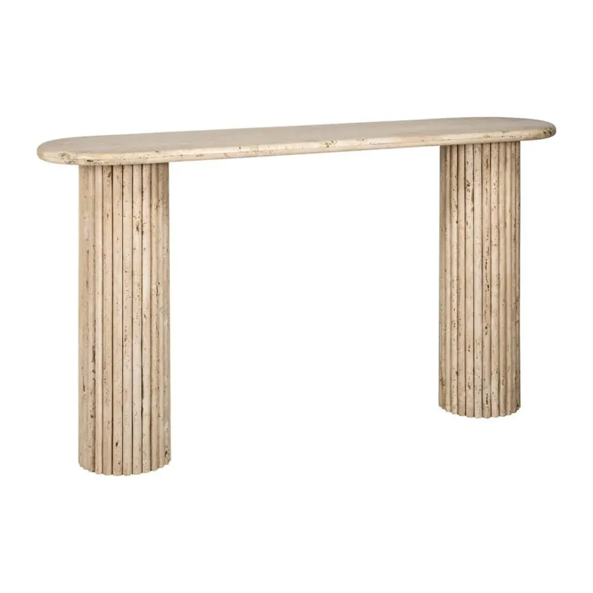 Travertin wandtafel Griekse pilaren - Richmond Interiors La Cantera
