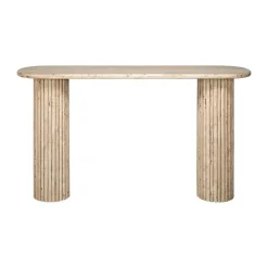 Travertin wandtafel Griekse pilaren - Richmond Interiors La Cantera