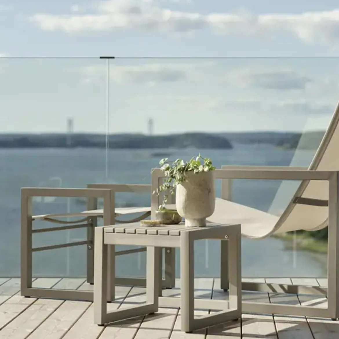 Tuin bijzettafel aluminium - Lavis Alure
