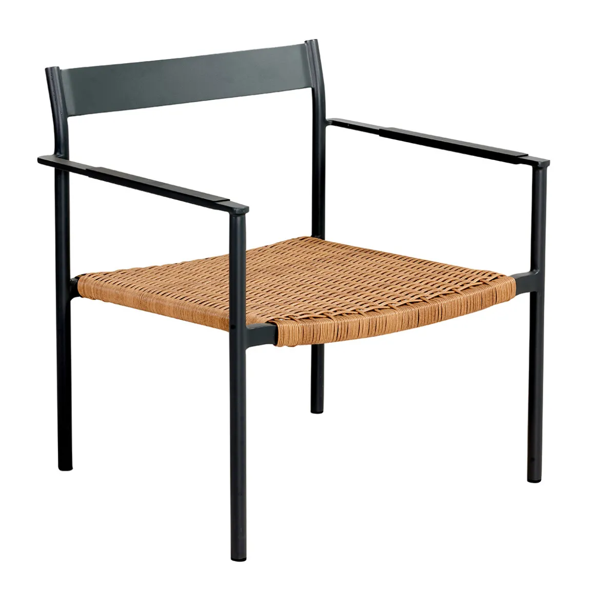Tuin lounge stoel aluminium rotan - Brafab DK