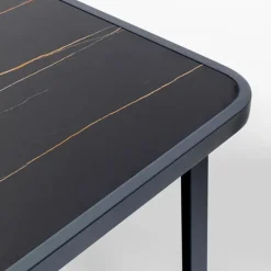Tuintafel 4-persoons zwart - Kare Design Santos