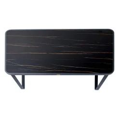 Tuintafel 4-persoons zwart - Kare Design Santos