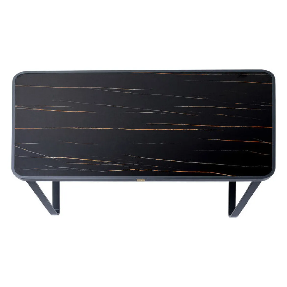 Tuintafel 4-persoons zwart - Kare Design Santos