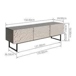 TV-meubel chroomdesign - Kare Design Carino