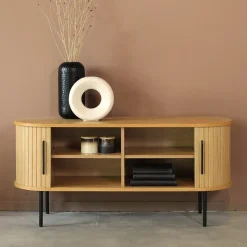 TV meubel eiken 120 cm - Bodio Sway