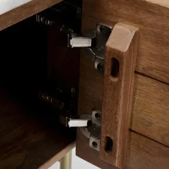 Tv-meubel mangohout en marmer - Kare Design Grace