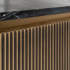 Tv-meubel messing en marmer - Richmond Interiors Ironville