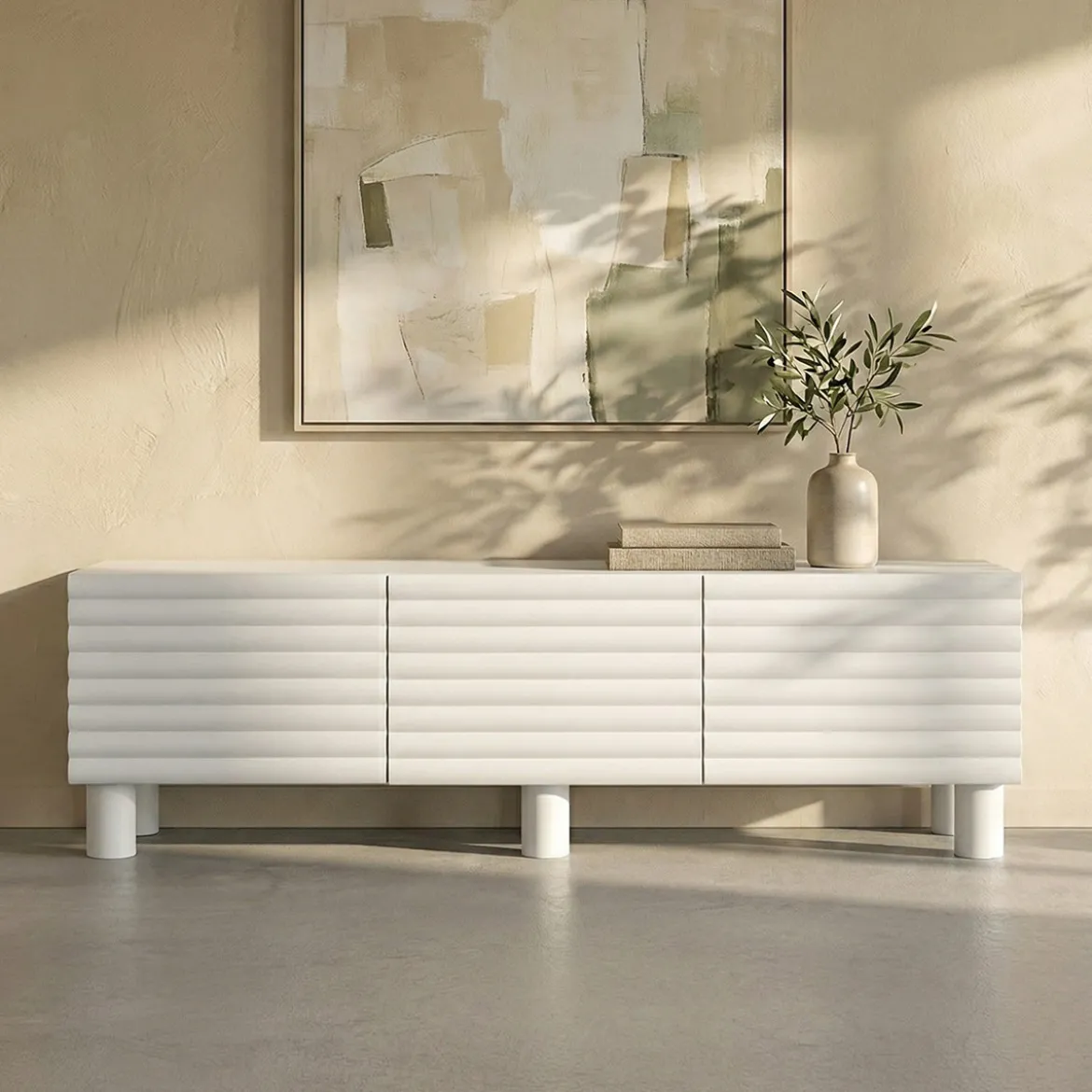 Tv-meubel met grote ribbels - Bodio Big Bars