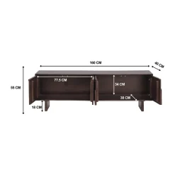 TV meubel met organisch patroon - Bodio Koto