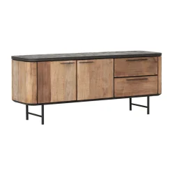 Tv-meubel teak hout met mortex - DTP Home Soho