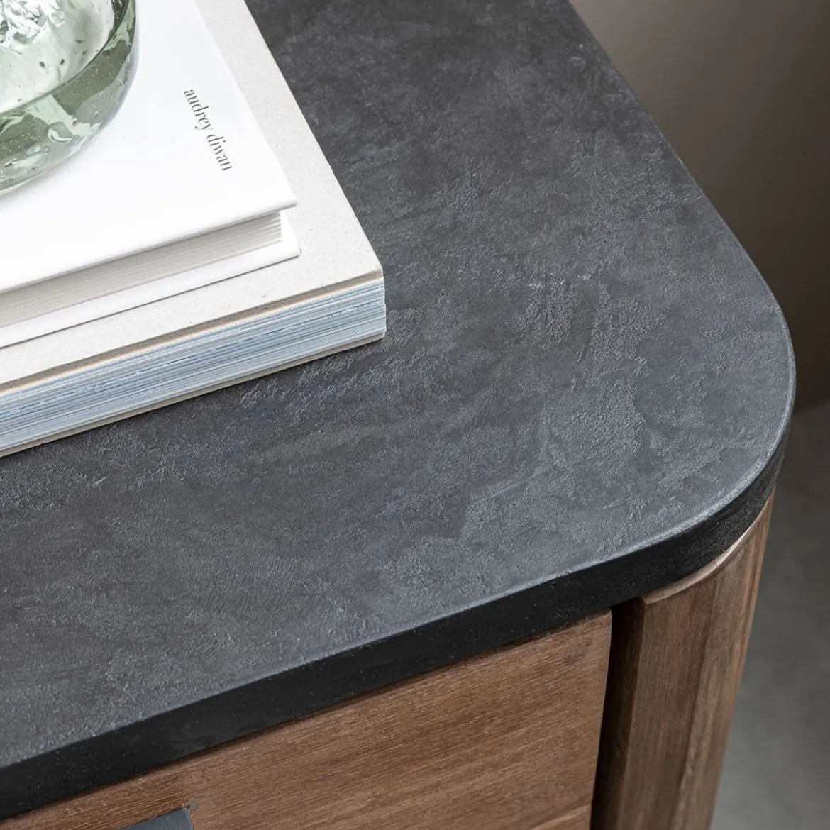 Tv-meubel teak hout met mortex - DTP Home Soho