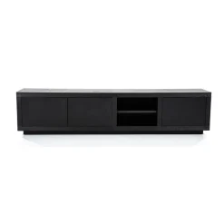 Tv-meubel zwart eiken 200 cm - Eleonora Helsinki