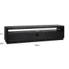 TV-meubel zwart eiken - Richmond Interiors Oakura