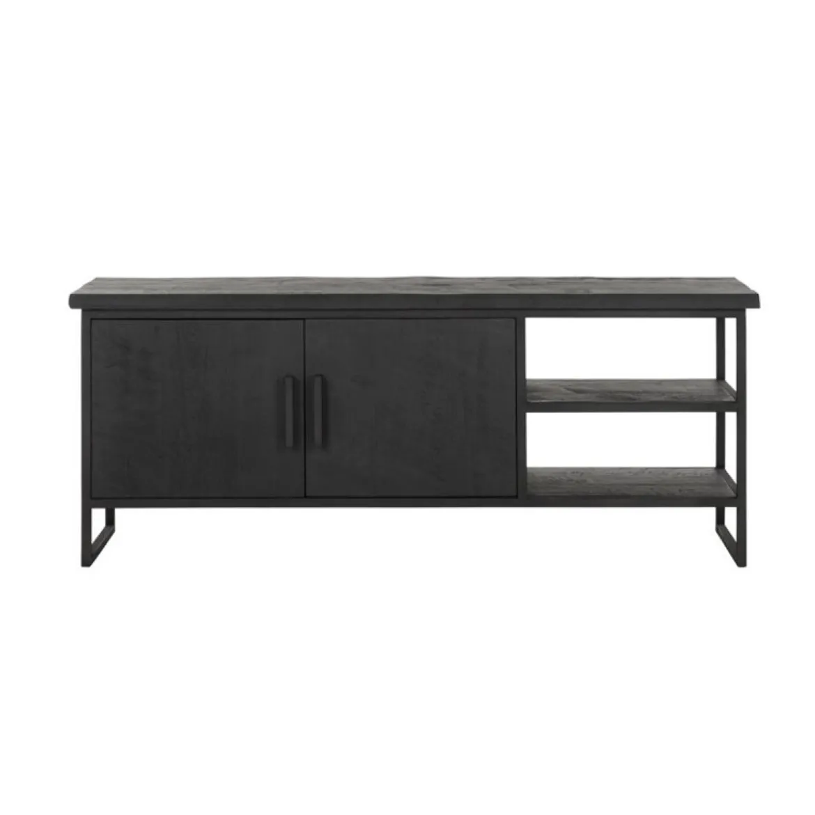Tv-meubel zwart teak - DTP Home Timeless Black Beam