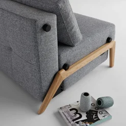 Tweepersoons slaapbank 160 - Innovation Living Cubed 160 Wood
