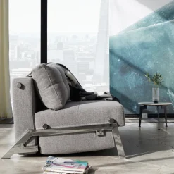 Tweepersoons slaapbank 160 - Innovation Living Cubed 160 Chrome