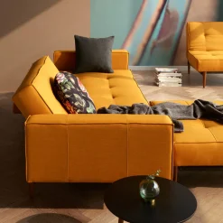Tweepersoons slaapbank met armleuningen - Innovation Living Splitback Arm