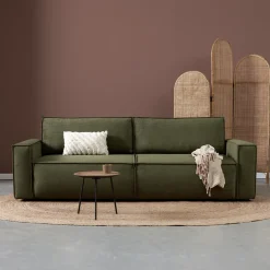 Tweepersoons slaapbank ribstof - Bodio Rosa