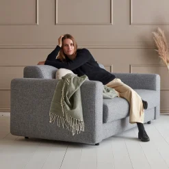 Uitklapbare slaapbank met pocket-spring matras - Innovation Living Killian 160