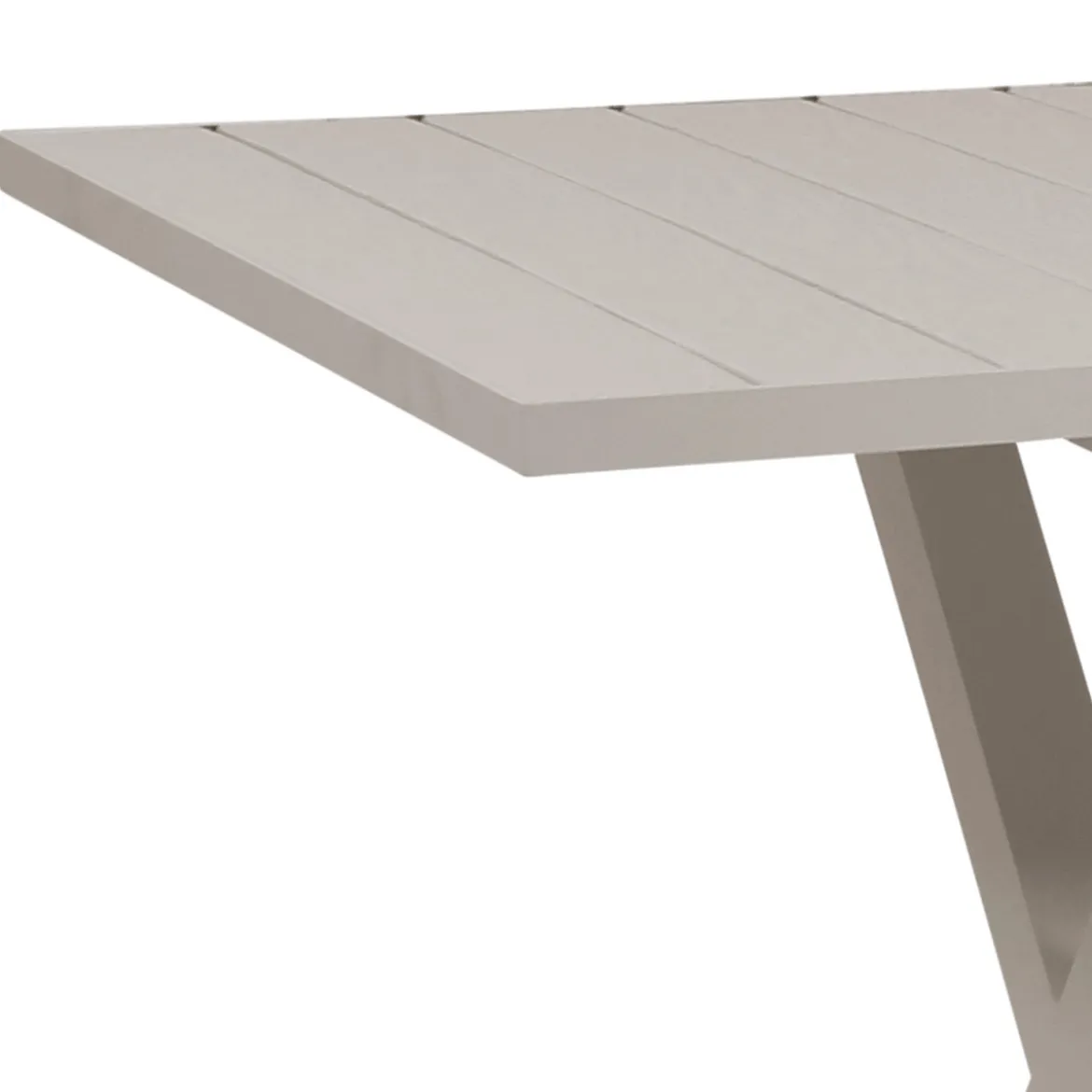 Uitschuifbare tuintafel aluminium - Brafab Hillmond