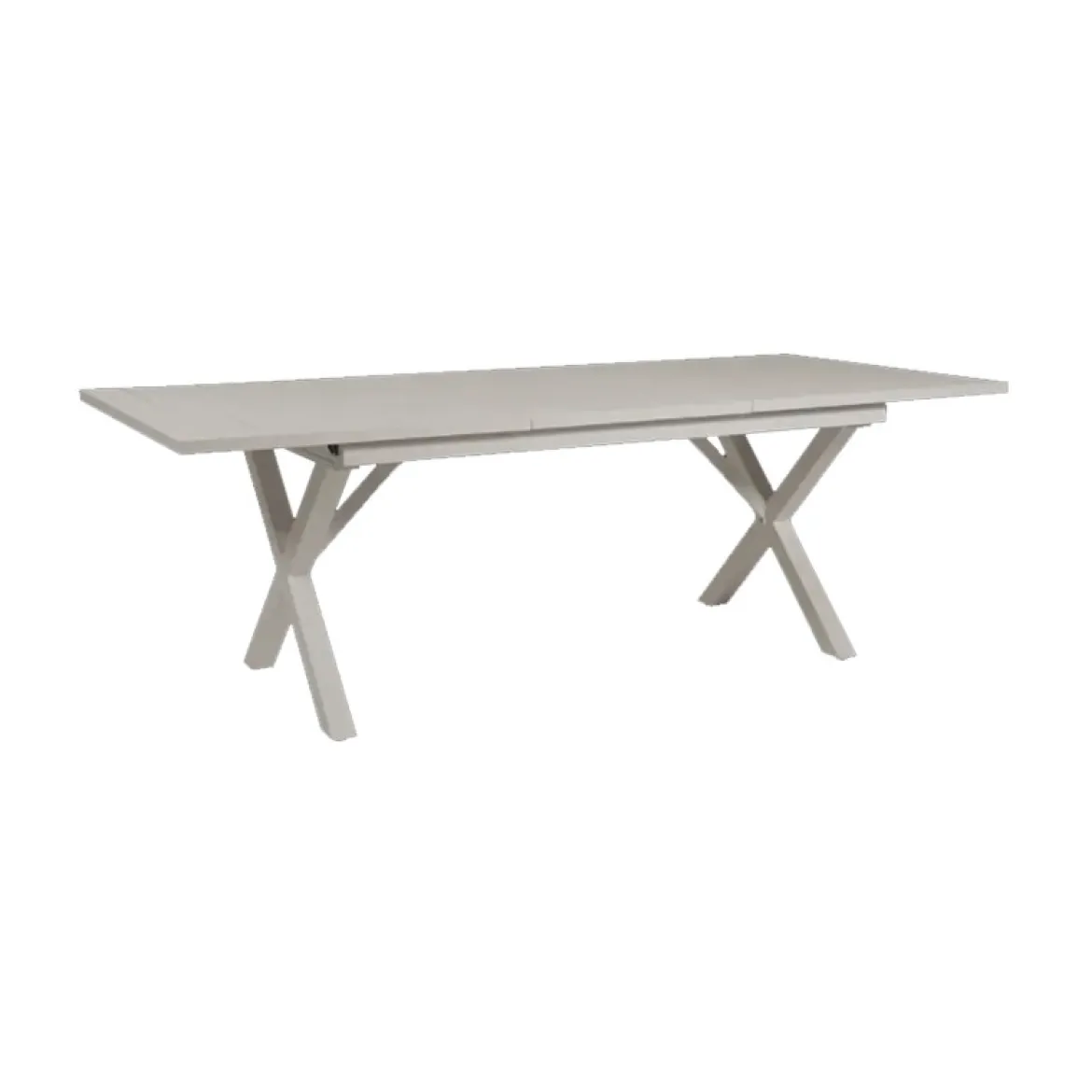 Uitschuifbare tuintafel aluminium - Brafab Hillmond