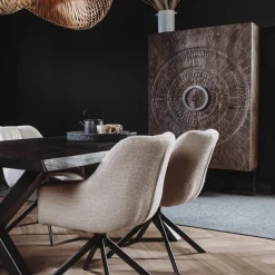 Unieke kast mangohout - Tower Living Padua