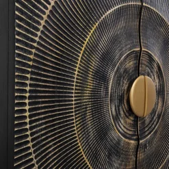 Unieke kast zwart hout met goud - Kare Design Madeira Dark