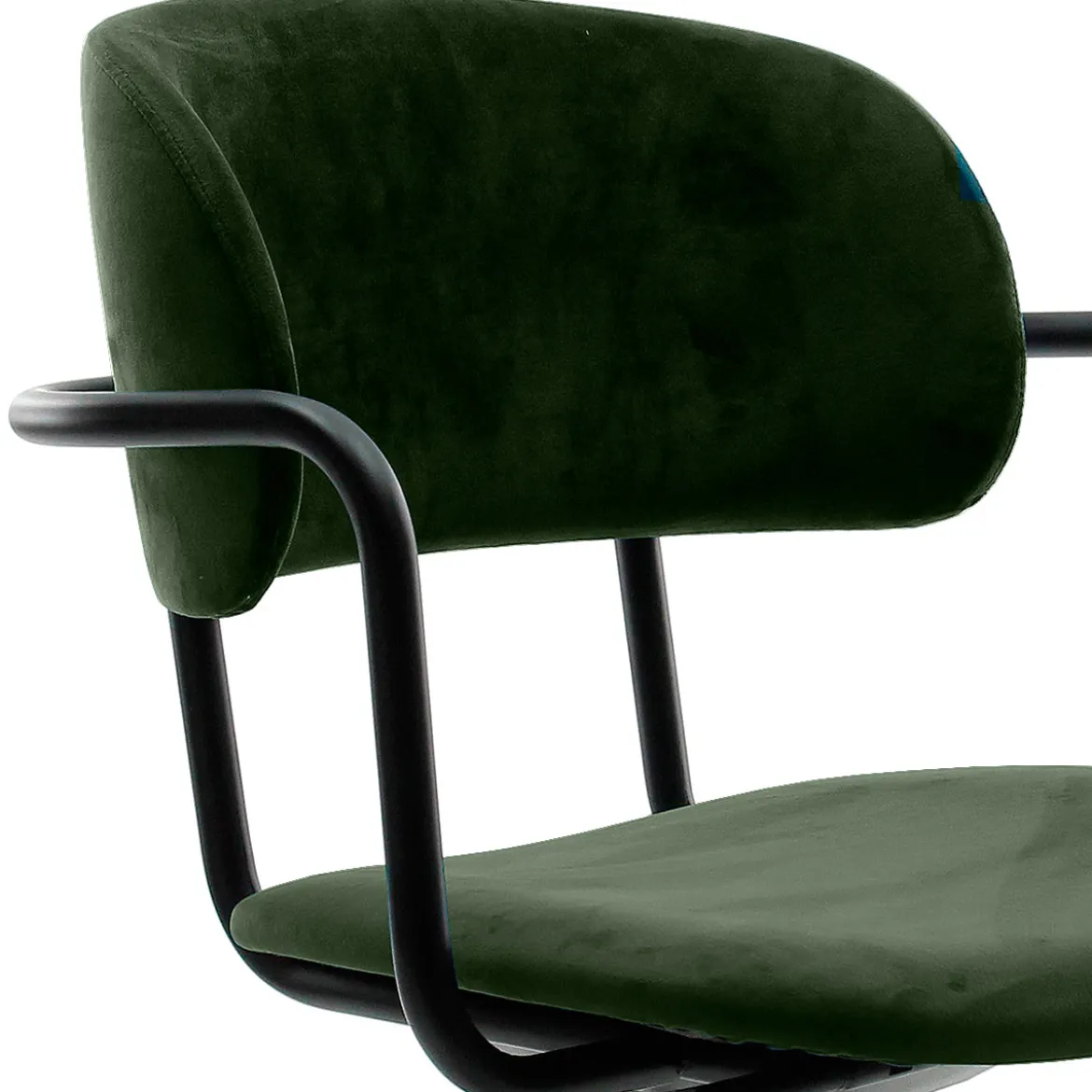 Velvet bureaustoel - Lavis Romi