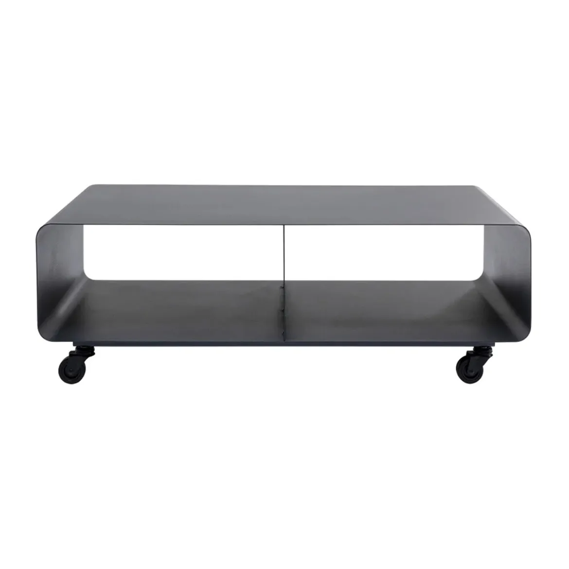 Verrijdbaar tv-meubel donkergrijs - Kare Design Lounge M