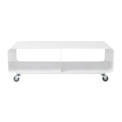 Verrijdbaar tv meubel wit - Kare Design Lounge M