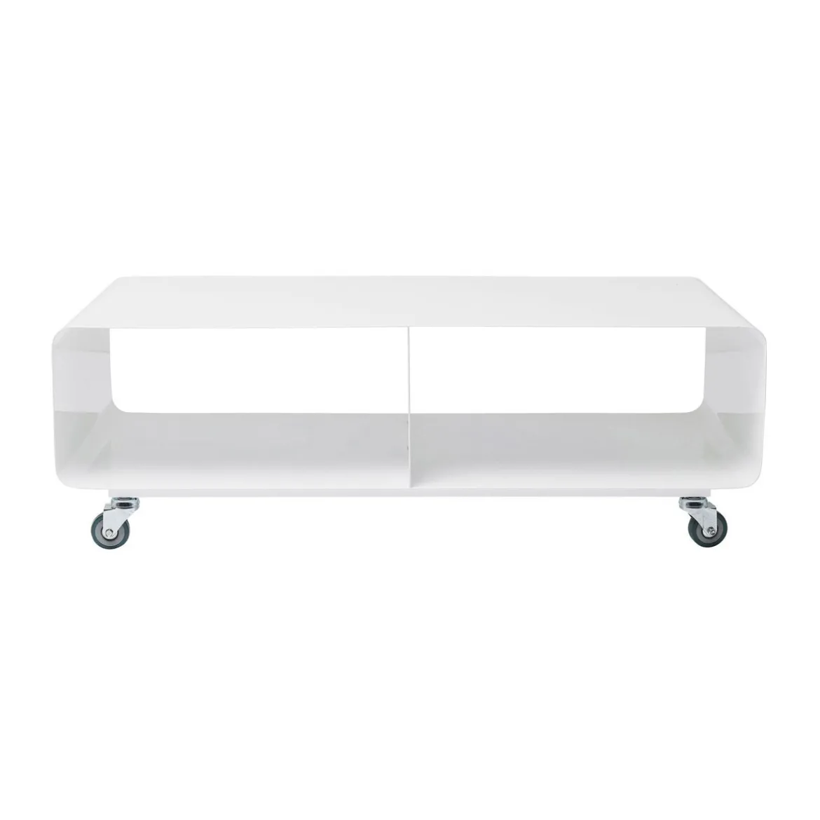 Verrijdbaar tv meubel wit - Kare Design Lounge M