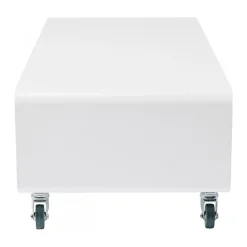 Verrijdbaar tv meubel wit - Kare Design Lounge M